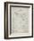 PP416-Antique Grid Parchment Baseball Field Lights Patent Poster-Cole Borders-Framed Giclee Print