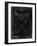 PP416-Black Grunge Baseball Field Lights Patent Poster-Cole Borders-Framed Giclee Print