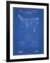 PP416-Blueprint Baseball Field Lights Patent Poster-Cole Borders-Framed Giclee Print