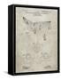 PP416-Sandstone Baseball Field Lights Patent Poster-Cole Borders-Framed Stretched Canvas