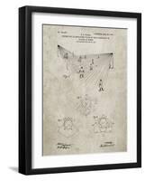 PP416-Sandstone Baseball Field Lights Patent Poster-Cole Borders-Framed Giclee Print