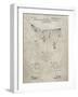 PP416-Sandstone Baseball Field Lights Patent Poster-Cole Borders-Framed Giclee Print