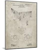 PP416-Sandstone Baseball Field Lights Patent Poster-Cole Borders-Mounted Giclee Print