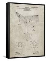 PP416-Sandstone Baseball Field Lights Patent Poster-Cole Borders-Framed Stretched Canvas