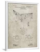 PP416-Sandstone Baseball Field Lights Patent Poster-Cole Borders-Framed Premium Giclee Print