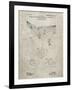 PP416-Sandstone Baseball Field Lights Patent Poster-Cole Borders-Framed Giclee Print