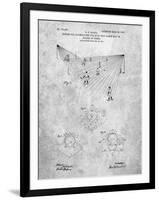 PP416-Slate Baseball Field Lights Patent Poster-Cole Borders-Framed Giclee Print