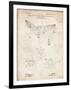 PP416-Vintage Parchment Baseball Field Lights Patent Poster-Cole Borders-Framed Giclee Print