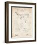 PP416-Vintage Parchment Baseball Field Lights Patent Poster-Cole Borders-Framed Premium Giclee Print