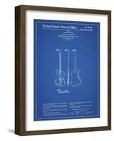 PP417-Blueprint Fender Jazzmaster Guitar Patent Poster-Cole Borders-Framed Giclee Print