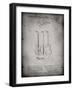 PP417-Faded Grey Fender Jazzmaster Guitar Patent Poster-Cole Borders-Framed Giclee Print