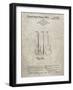 PP417-Sandstone Fender Jazzmaster Guitar Patent Poster-Cole Borders-Framed Giclee Print