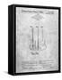 PP417-Slate Fender Jazzmaster Guitar Patent Poster-Cole Borders-Framed Stretched Canvas