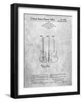 PP417-Slate Fender Jazzmaster Guitar Patent Poster-Cole Borders-Framed Giclee Print