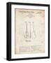 PP417-Vintage Parchment Fender Jazzmaster Guitar Patent Poster-Cole Borders-Framed Giclee Print