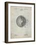 PP42 Antique Grid Parchment-Borders Cole-Framed Giclee Print