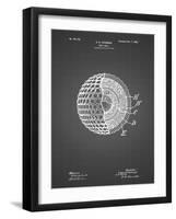 PP42 Black Grid-Borders Cole-Framed Giclee Print