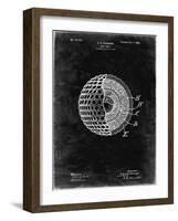 PP42 Black Grunge-Borders Cole-Framed Giclee Print