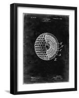 PP42 Black Grunge-Borders Cole-Framed Giclee Print