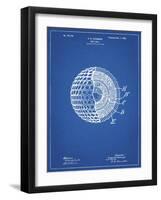 PP42 Blueprint-Borders Cole-Framed Giclee Print