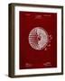 PP42 Burgundy-Borders Cole-Framed Giclee Print