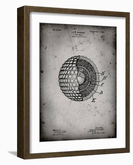 PP42 Faded Grey-Borders Cole-Framed Giclee Print