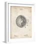 PP42 Vintage Parchment-Borders Cole-Framed Giclee Print