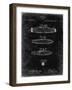 PP43 Black Grunge-Borders Cole-Framed Giclee Print