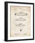 PP43 Vintage Parchment-Borders Cole-Framed Giclee Print