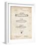 PP43 Vintage Parchment-Borders Cole-Framed Giclee Print