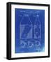 PP436-Faded Blueprint Tennis Hopper Patent Poster-Cole Borders-Framed Giclee Print