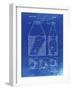 PP436-Faded Blueprint Tennis Hopper Patent Poster-Cole Borders-Framed Giclee Print