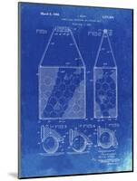 PP436-Faded Blueprint Tennis Hopper Patent Poster-Cole Borders-Mounted Giclee Print