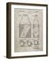 PP436-Sandstone Tennis Hopper Patent Poster-Cole Borders-Framed Giclee Print