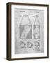 PP436-Slate Tennis Hopper Patent Poster-Cole Borders-Framed Giclee Print