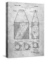 PP436-Slate Tennis Hopper Patent Poster-Cole Borders-Stretched Canvas