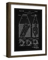 PP436-Vintage Black Tennis Hopper Patent Poster-Cole Borders-Framed Giclee Print