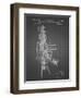 PP44 Black Grid-Borders Cole-Framed Giclee Print