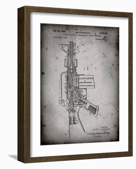 PP44 Faded Grey-Borders Cole-Framed Giclee Print