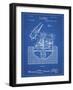 PP445-Blueprint Military Mortar Launcher Patent Poster-Cole Borders-Framed Giclee Print