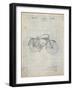 PP446-Antique Grid Parchment Schwinn 1939 BC117 Bicycle Patent Poster-Cole Borders-Framed Giclee Print