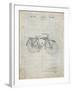 PP446-Antique Grid Parchment Schwinn 1939 BC117 Bicycle Patent Poster-Cole Borders-Framed Giclee Print