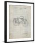 PP446-Antique Grid Parchment Schwinn 1939 BC117 Bicycle Patent Poster-Cole Borders-Framed Giclee Print