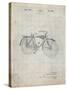 PP446-Antique Grid Parchment Schwinn 1939 BC117 Bicycle Patent Poster-Cole Borders-Stretched Canvas