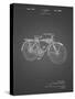 PP446-Black Grid Schwinn 1939 BC117 Bicycle Patent Poster-Cole Borders-Stretched Canvas