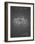 PP446-Black Grid Schwinn 1939 BC117 Bicycle Patent Poster-Cole Borders-Framed Giclee Print