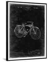 PP446-Black Grunge Schwinn 1939 BC117 Bicycle Patent Poster-Cole Borders-Framed Premium Giclee Print