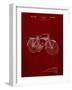 PP446-Burgundy Schwinn 1939 BC117 Bicycle Patent Poster-Cole Borders-Framed Giclee Print