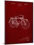 PP446-Burgundy Schwinn 1939 BC117 Bicycle Patent Poster-Cole Borders-Mounted Giclee Print
