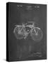 PP446-Chalkboard Schwinn 1939 BC117 Bicycle Patent Poster-Cole Borders-Stretched Canvas